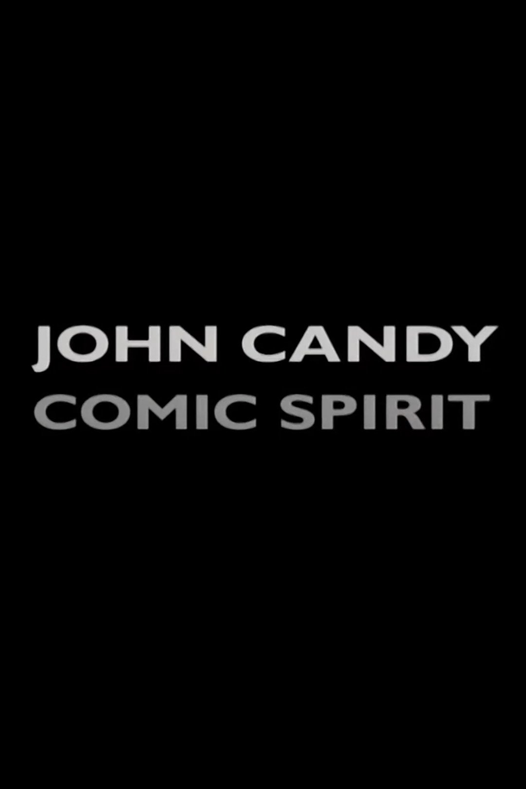 Постер John Candy: Comic Spirit